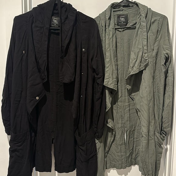 BUNDLE OF 2 COTTON ON LONG JACKET WITH HOOD - Picture 2 of 10